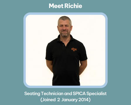 Portrait photo of Richie Dawe, seating technician at Chunc Posture & Mobility